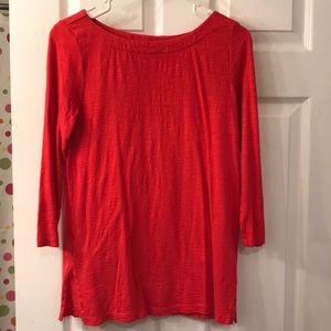 Boatneck red top